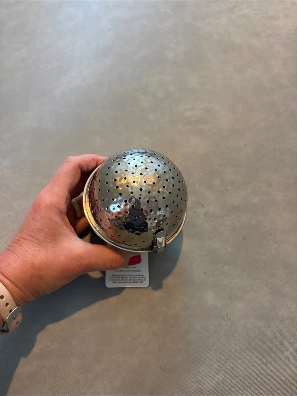 NWT William Sonoma Hammered Mulling Spice Ball